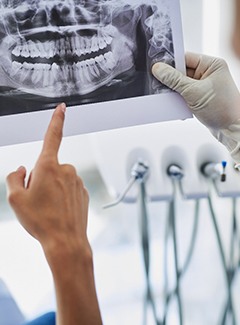 Dentist and patient discussing advanced dental procedures in Topeka 