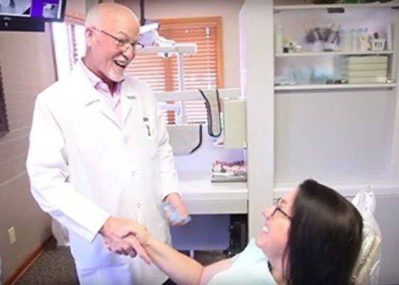 patient talking to Dr. Michel